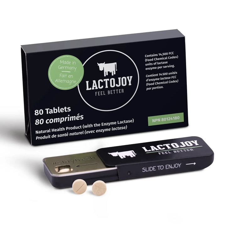 LactoJoy Lactase Pills - 14.500 FCC - 80 pcs